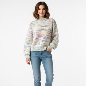 Women’s Vylette Sweater Space Dye Rainbow Multicolor Size XS